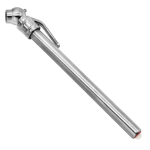 Tire Pencil Pressure Gauge, Tire Gauge with Pocket Clip, Built-in Deflator Valve, Suitable for Bicycles, Motorcycles, Cars, Sports Equipment, Garden Tractors, and More.(Pack Of 1)