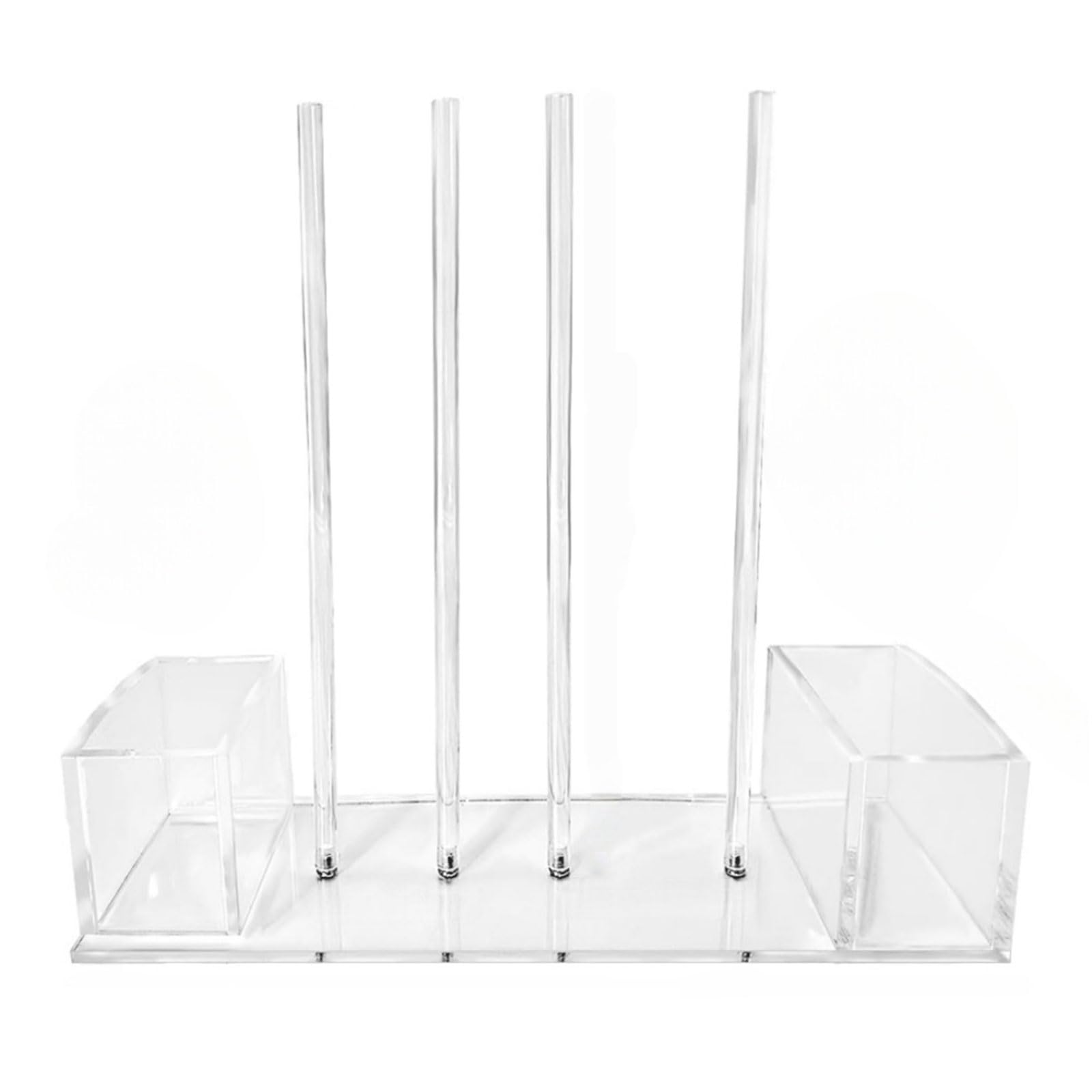 HENYGEN Clear Acrylic Jar Cap Organizers for Kitchen Countertop Organization Kitchen Storage Planner