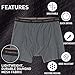 ExOfficio Men's Give-N-Go Boxer Brief Single Pack, Charcoal, Medium