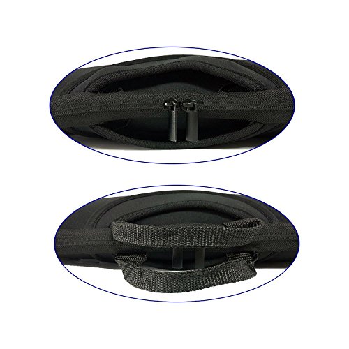 Wanty Black Color Soft Neoprene Sleeve Carrying Travel Case For Canon Pixma Ip110 And Pixma Ip100 / Hp Officejet 100/150 / H470/Epson Workforce Wf-100/Mobile Photo Pinter And Power Adapter & Cable #TOP2