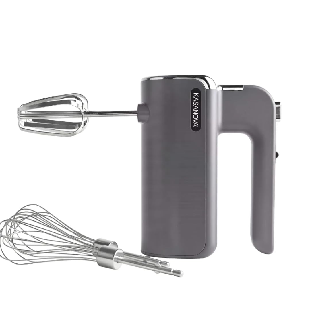 Batteur à main sans fil avec 2 fouets 200W Noir Appareils de cuisine