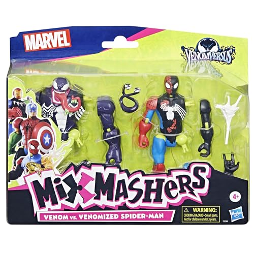 Spider-Man Hasbro Marvel SPD MixMashers figura de acción coleccionable y personalizable para niños 2