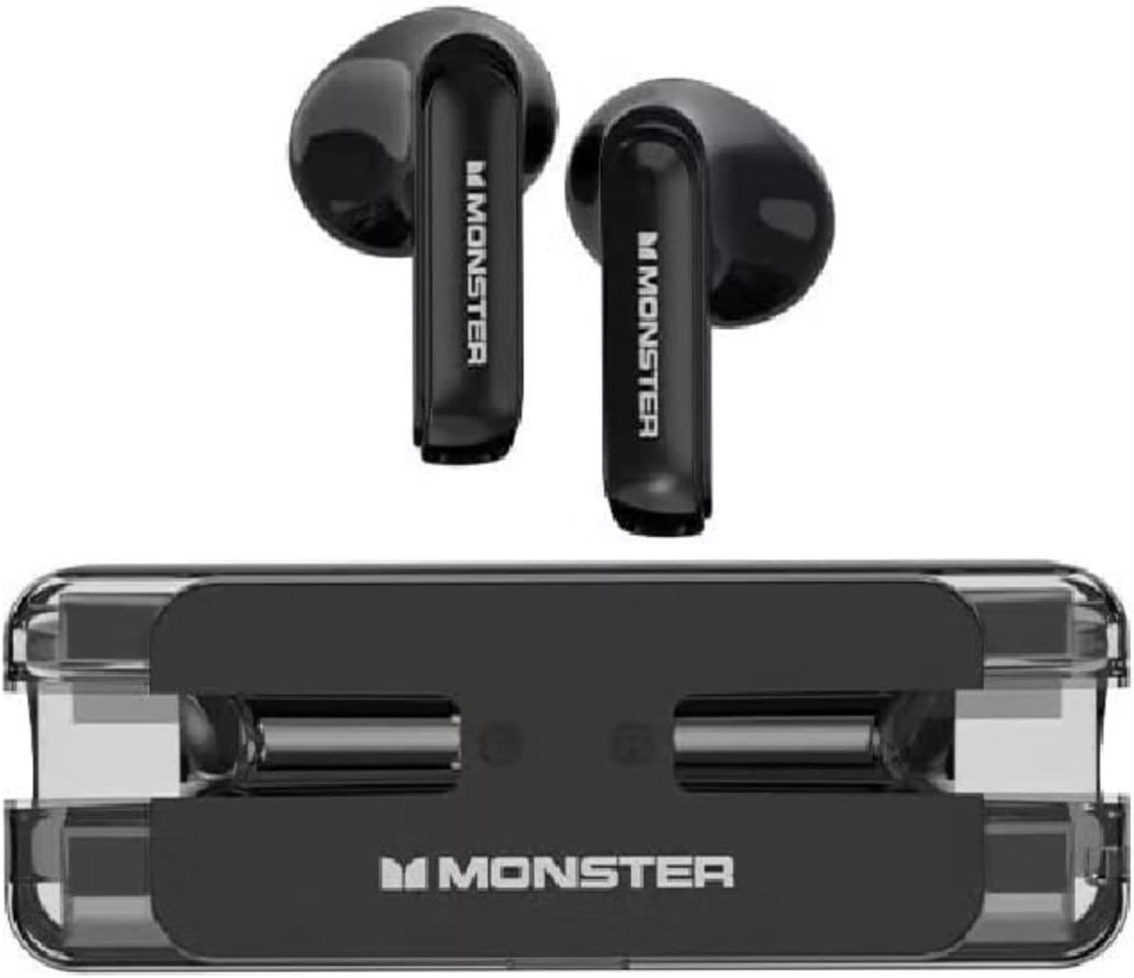 JB Q Monster Airmars XKT08 Wireless ENC Gaming Headphones (Black)