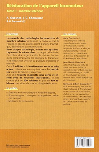 Rééducation de l'appareil locomoteur: Tome 1