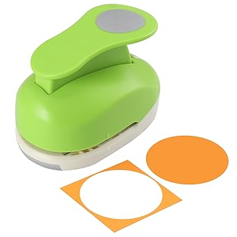 MyArTool 2 Inch Circle Punch - Press Down to Punch Out a Clean, Even Circle Every Time - Perfect for Adding Detail to Gift Tags, Greeting Cards, and DIY Party Decorations