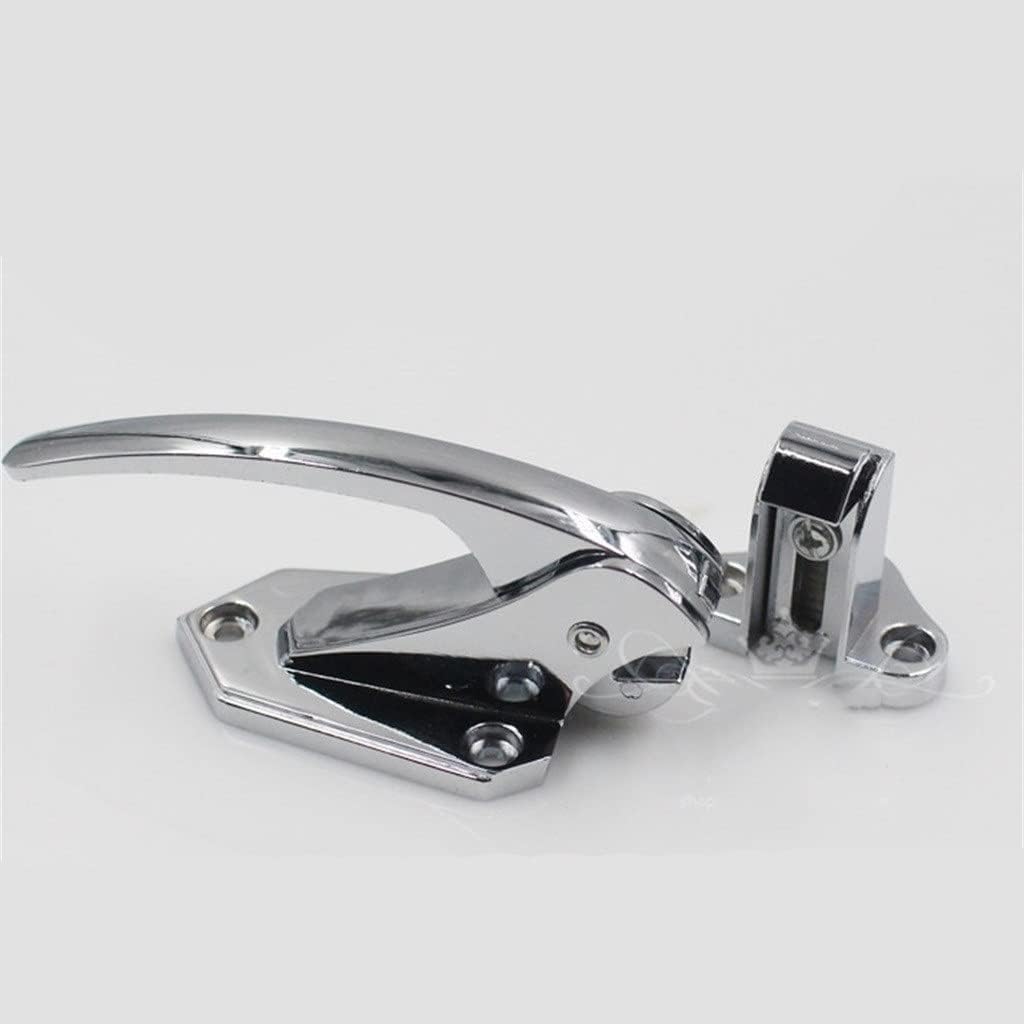 Cold room handle latch,Walk-in Cold Storage Door Lock, Pressing Door Door Handle Industrial Lock Zinc Alloy Oven Stove Door Handle Drying Box Handle Hot Handle (Size : L) ( Color : Onecolor , Size : S