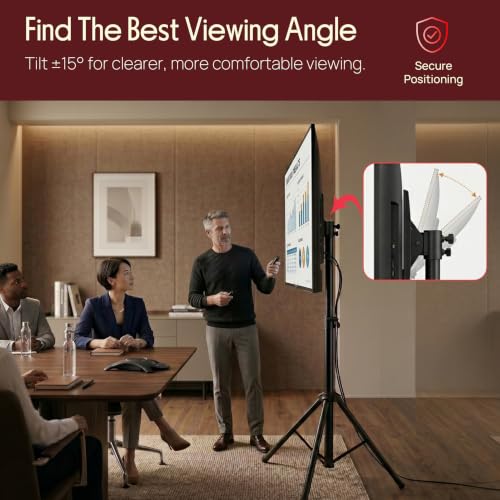 Pyle TV Stand with Mount Portable Tripod for 32–75 Inch TVs by Pyle - Used condition - Image 2