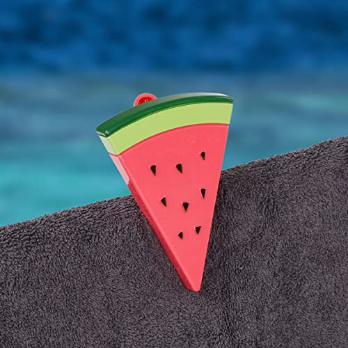 Lot de 4 pinces à serviettes de plage pastèque Cover