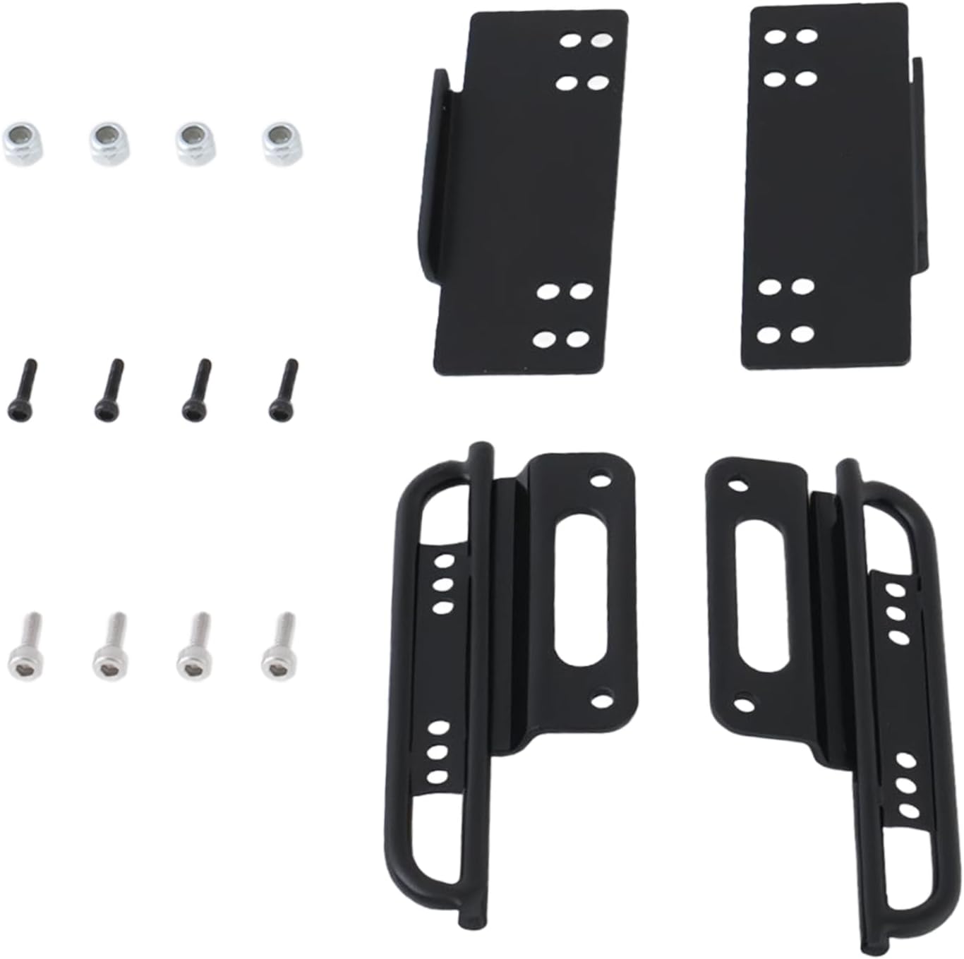 Create idea Rock Sliders Heavy-Duty Aluminum Pedals Upgrade Compatible with Axial SCX24 1/24 RC Car Off-Road Protection for Crawler and Rock Climbing