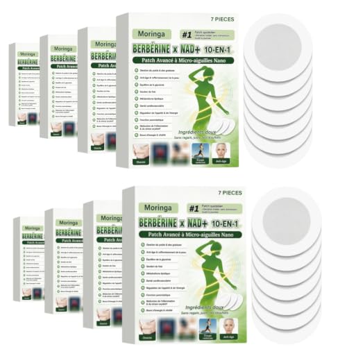 Plaster Nano Microneedle wyszczuplający, Moringa x Berberine 10 w 1