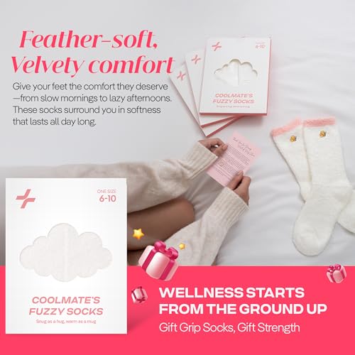 Image of CoolMate Cozy Soft Cloud Socks, Fuzzy Socks for Women