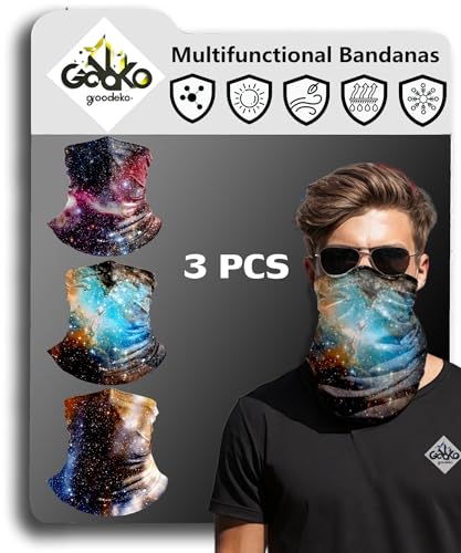 Neck Gaite for Men,UPF 50 Mask,Men WomenSun UV Protection Seamless Bandana Face Cover Scarf Mask,Balaclava