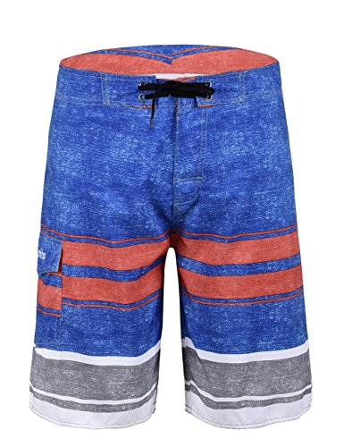 Image of unitop Men's Board Shorts Summer Holiday Surf Trunks Quick Dry