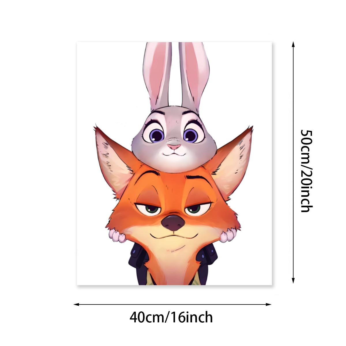 Amazon | ズートピア デジタル絵画 数字キットによる 絵画 落書き