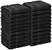 Produktbild Cotton-Salon-Towels Gym-Towel Hand-Towel 24-Pack Black - (16 inches x 27 inches) 100% Ringspun-Cotton, Maximum Softness and Absorbency, Easy Care - By Utopia Towels by Utopia Towels