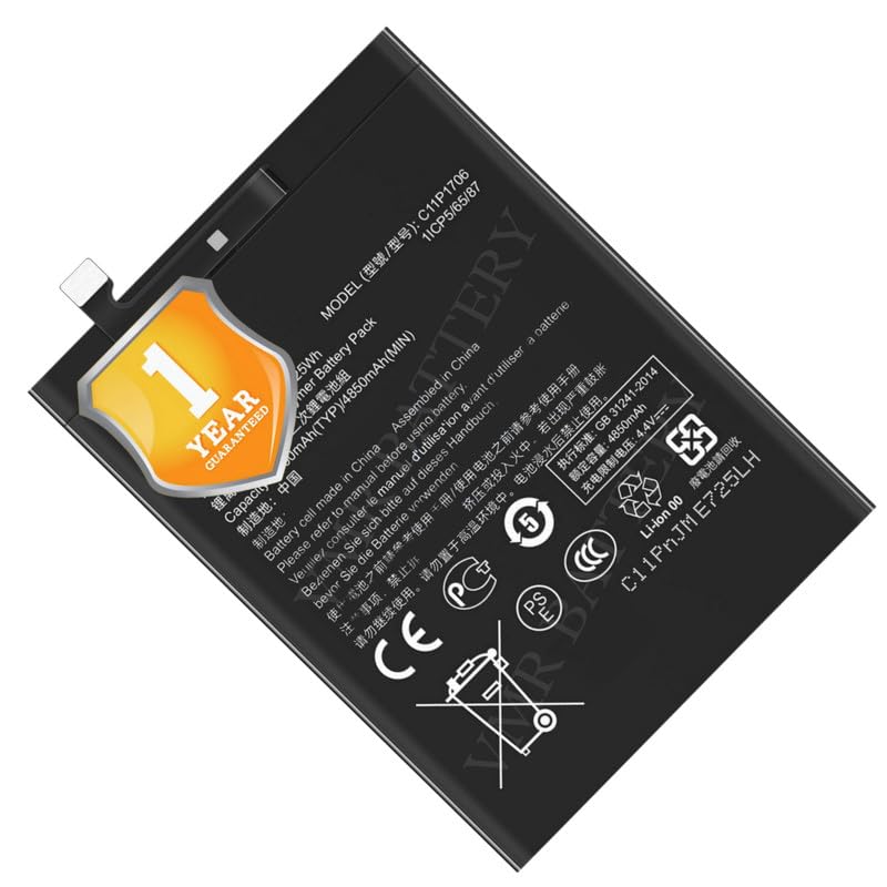 Image of Original C11P1706 Battery Compatible for Asus Zenfone Max Pro M1 (X00T, X00TD, ASUS X00TD, X00TDA, X00TDB, X00TDE) | Max Pro M2 (X01BDA) - (5000mAh) - 1 Year Warranty