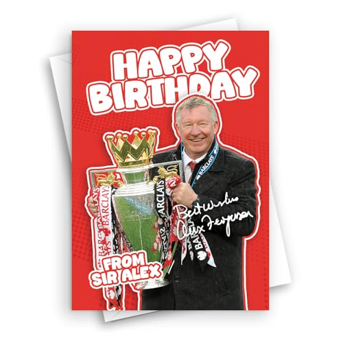 HWC Trading Sir Alex Ferguson Football Manager - Biglietto d'auguri