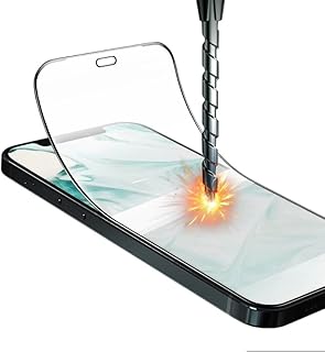 شاشة حماية نانو مرنة درجة صلابة 9 مضادة للانفجار لموبايل آيفون 13 من جيجا اي جي