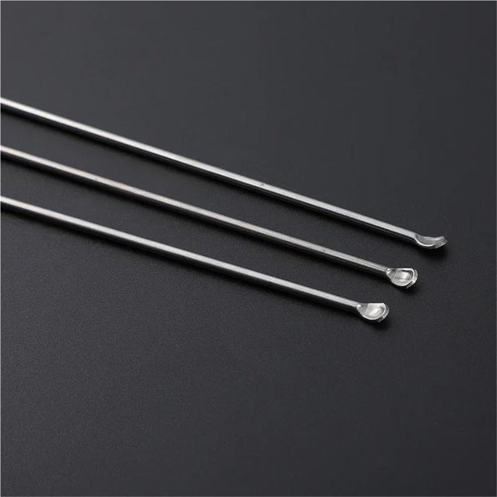 Laborausstattung und -bedarf 3 * 1/set 220mm Edelstahl Kleine Schaben Löffel Labor Schöpfkelle for