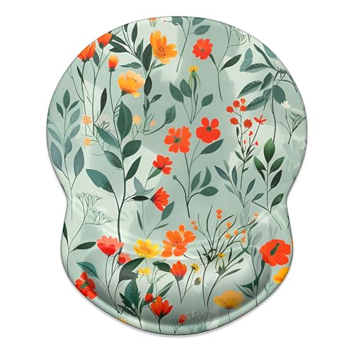 Tapis de souris ergonomique contre la douleur au poignet, base PU antidérapante