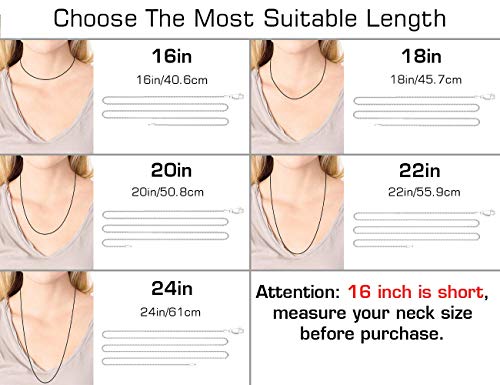 Jewlpire Diamond Cut 925 Sterling Silver Chain Rope Chain Italian Silver Necklace Chain For Women Men Super Shiny Durable 1.35Mm Size 18 Inch #TOP1