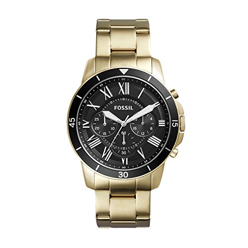 Fossil Men's FS5267 Grant Sport Chronograph Gold-Tone Stainless Steel Watch