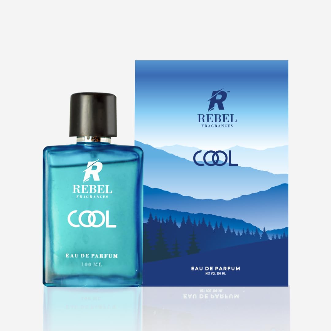 COOL AQUA Perfume, 100ml | Long Lasting AQUA Eau De Parfum with Notes of Sea water, Mint, Cedar & White musk