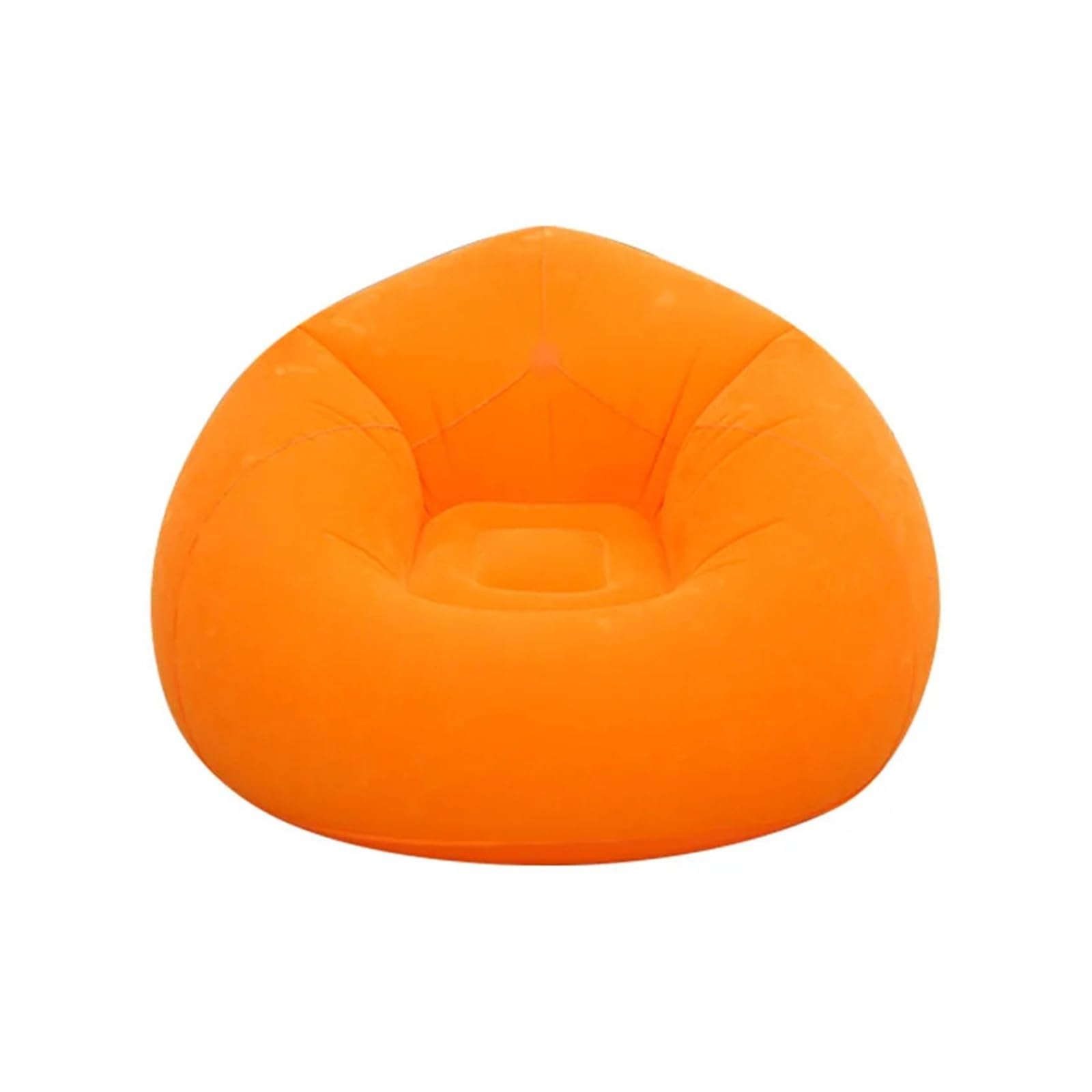 Sofá perezoso inflable grande de PVC para uso doméstico y exterior en color neutro