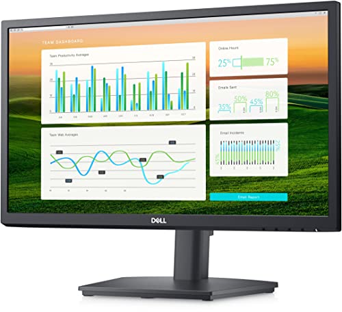 Image of Dell-E2222HS-Black 22 inch (55.88 cm) FHD Monitor, Built-in Dual Speakers, VA Panel, Brightness 250 cd /m, Response Time 5ms, Anti Glare, DP Port, VGA, HDMI, 3 Year Warranty.