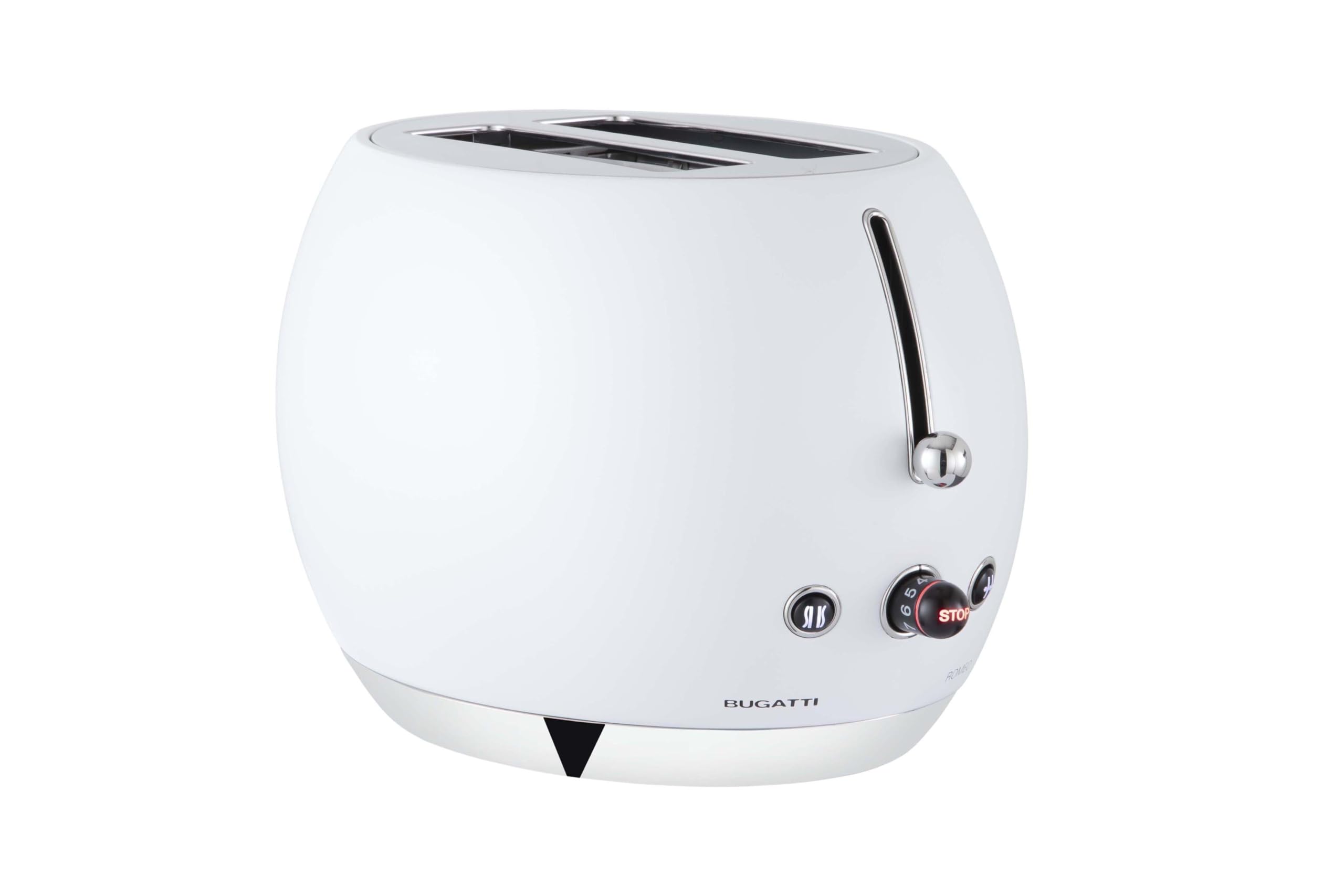 BUGATTI Romeo, tostapane multifunzione in acciaio inox, 7 livelli di rete, 4 funzioni, pinze non incluse, 870-1035 W (bianco opaco)