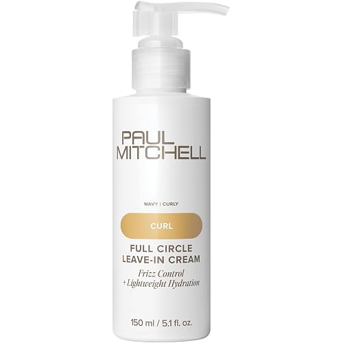 Paul Mitchell Full Circle Leave-In Cream, Frizz Control, Lightweight Hydration, For Curly + Wavy Hair