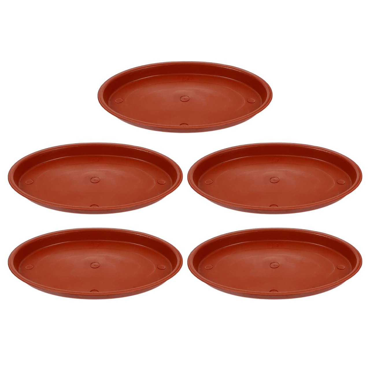 Pots de fleurs ovales en plastique rouge : la solution robuste pour l'entretien de vos plantes