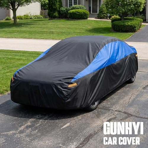 Image of GUNHYI Mazda Car Cover Custom Fit Mazda RX8 RX-8 Waterproof All Weather, Lightweight Full Car Cover Outdoor Sun UV Rain Dust Snow Wind Protection.