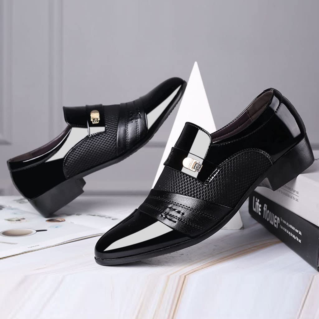 Generisch 2026 Chaussures d'affaires décontractées Chaussures en cuir Costume Confortable Hommes Mariage Hommes Chaussures en cuir