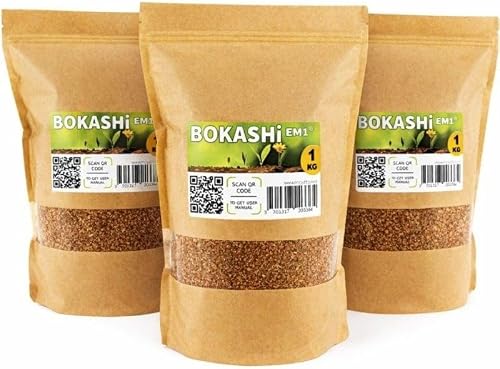 Lot de 3 sacs de 1 kg pour Bokashi & Composteur Moutta
