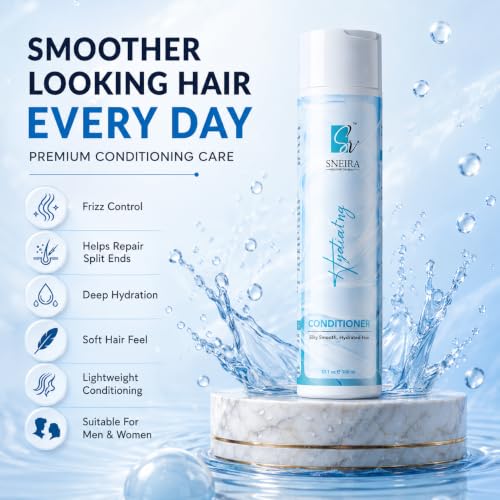 Image of Hydrating Conditioner 600 ml, 72HR Hair Smoothing for Frizz Control,Helps Repair Split Ends, Bouncy Hair Full of Life, Smooth & Silky Hair For Men & Women, Silicone, Sulphate & Paraben free