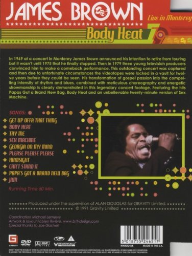 Vista 2 de Brown, James - Calor corporal vivir en Monterey 1979