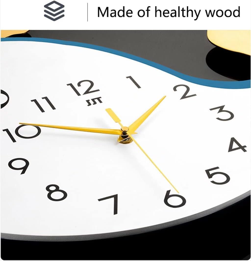 Wall Clock,White Battery Operated Wall Clocks,Silent Wall Clock Used for Livingroom Office School