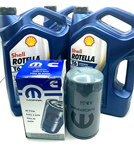 LAPB Dodge Ram 6.7L Cummins Diesel Oil Change Kit 5W-40 with...