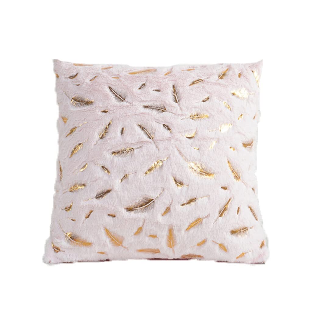 MFJGHU Decorative Cushion Cover Home Plush Pillow Case Throw Seat Sofa Bed Decoration Pillowcases(Style F)
