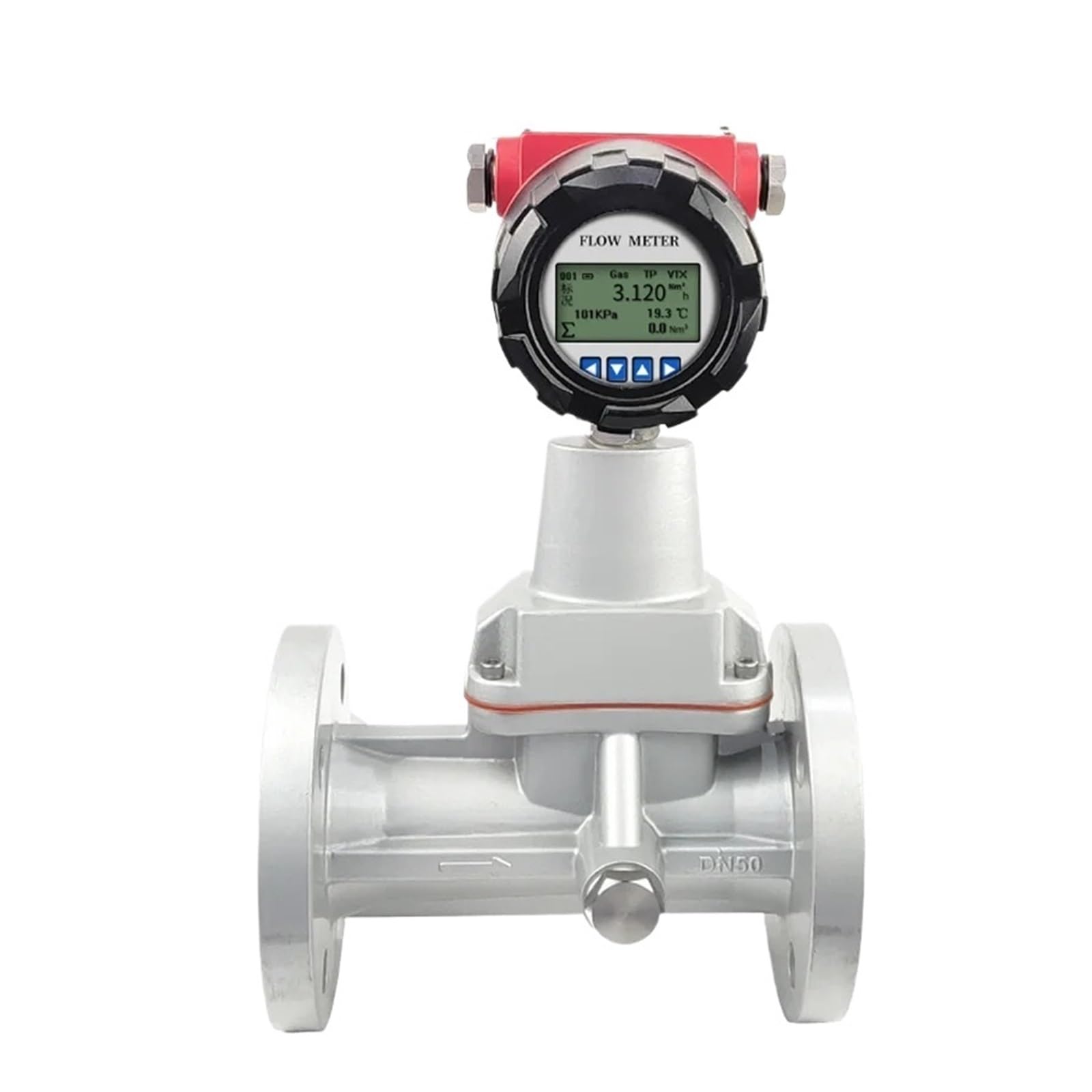 BALYDLUL Flow Meter 4-20mA RS485 Precession Vortex Flowmeter(DN15)