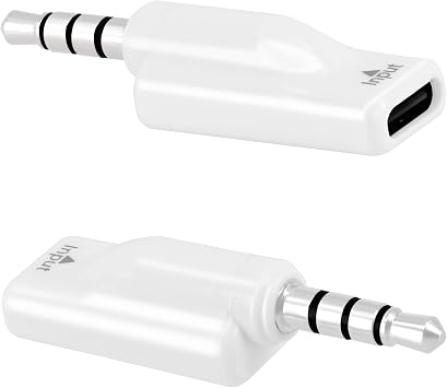 2 Pack USB C to 3.5mm Headphone Jack Adapter, Type C Female to 3.5mm Male Aux Audio Converter Digital DAC Adapter for Microphone Speaker Headset Car Stereo, Compatible with PC Laptop Tablet