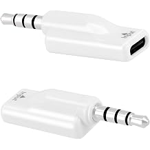 2 Pack USB C to 3.5mm Headphone Jack Adapter, Type C Female to 3.5mm Male Aux Audio Converter Digital DAC Adapter for Microphone Speaker Headset Car Stereo, Compatible with PC Laptop Tablet