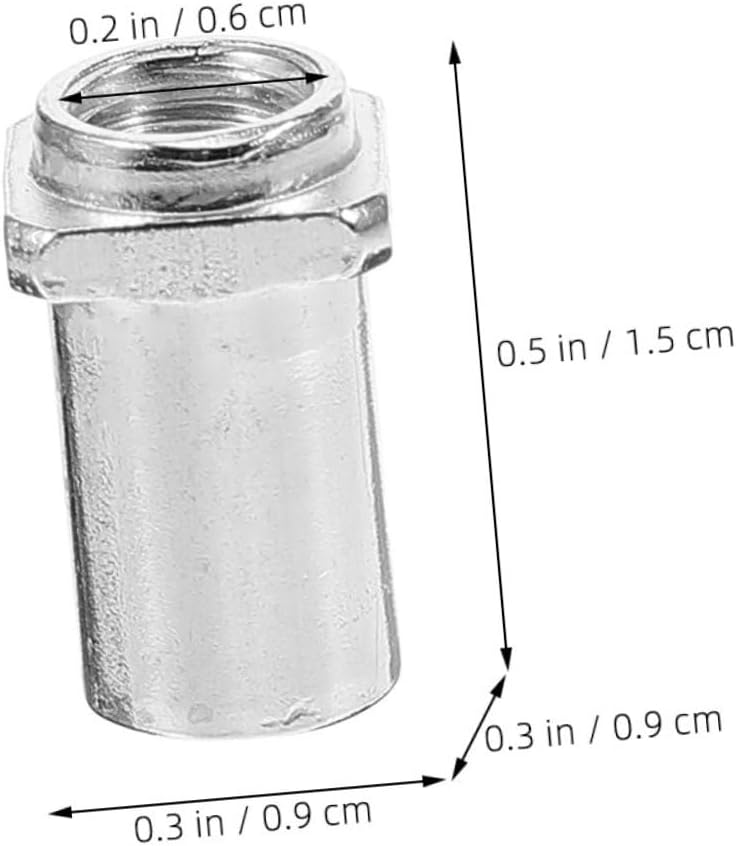 BESTonZON 50pcs Drum Lug Swivel Nuts Replacement Parts for Floor Drums and Jazz Kits Inner Diameter Easy Installation Impact Resistant