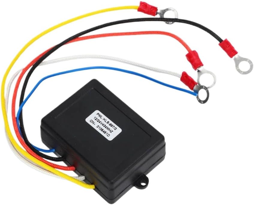 Wireless Winch Remote Control Switch Receiver Kit 12V 24V Compatible with ATV
