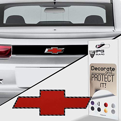 Juego de pegatinas de emblema trasero IPG para tunear Chevrolet Camaro 2010 a 2013 Red Pearl