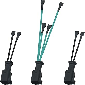 Compatible with Ford Horn Connector Adapter Wiring Harness, Horn Pigtail Converter Plug and Play for Universal Horn Replacement 3PCS