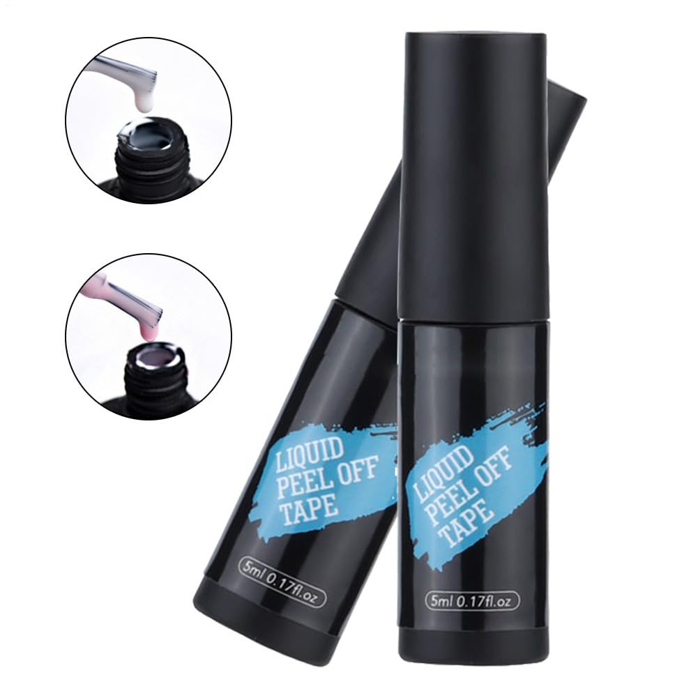 Protection de la peau en latex liquide - Anti-débordement - Protection des bords des ongles - Protection des cuticules - Protection des cuticules - Anti-saleté - Colle en latex liquide