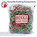 Bonka Bird Toys 2140 Christmas Shred (85 Cu-in) Festive Parrot Pet Nesting, Cockatiels, Parakeets, Conures, and Similar Breeds