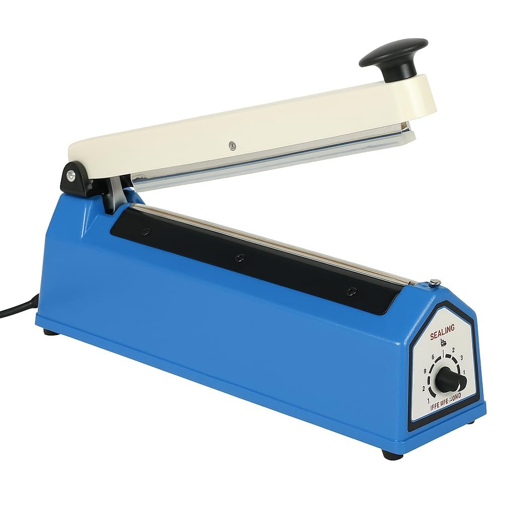 Impulse Type Hand Sealer Machine For Silver, LD, PP, HM And Laminated Pouches Sealing | Pouch Packing Machine | Heat Sealer | Plastic Sealer (12 Inch)-image-25